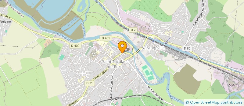 localisation de l'entreprise SCI DU CARBET  SAINT-NICOLAS-DE-PORT