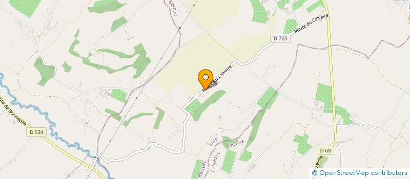 localisation de l'entreprise SCI DU CARBET  LA LANDE-SAINT-LEGER