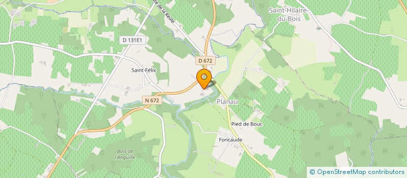 localisation de l'entreprise SCI DU CARDAN  SAINT-FELIX-DE-FONCAUDE