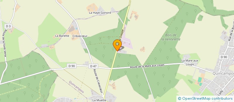 localisation de l'entreprise SCI DU CAREMBAULT  QUINCAMPOIX