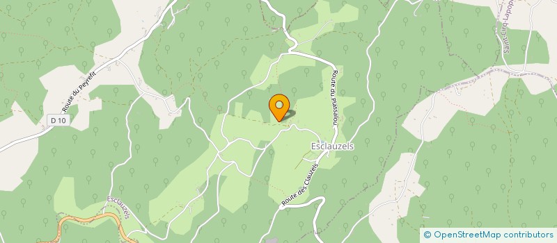 localisation de l'entreprise SCI DU CARIBENS  LABASTIDE-MARNHAC