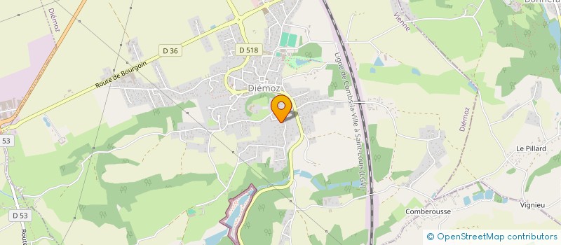 localisation de l'entreprise SCI DU CAROSE  DIEMOZ