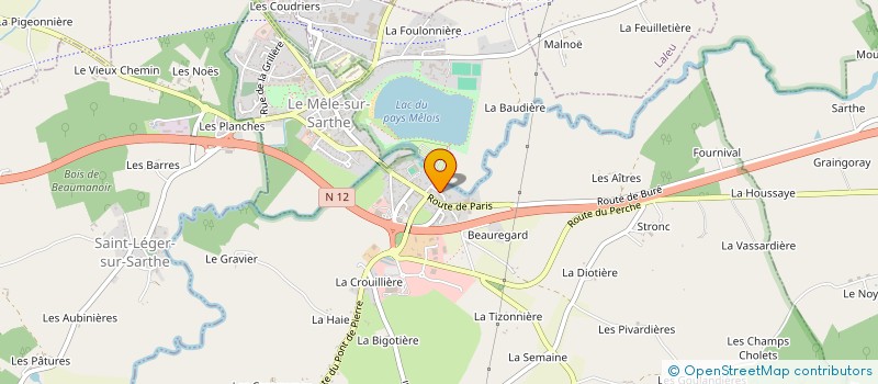 localisation de l'entreprise SCI DU CARRE à SAINT-JULIEN-SUR-SARTHE
