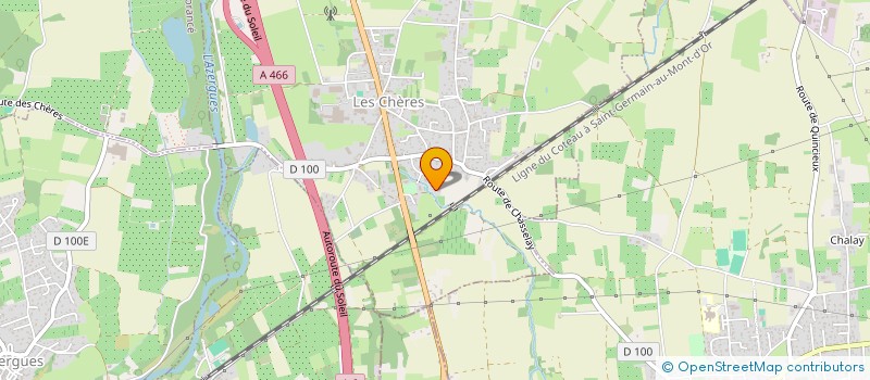 localisation de l'entreprise SCI DU CARRE  LES CHERES