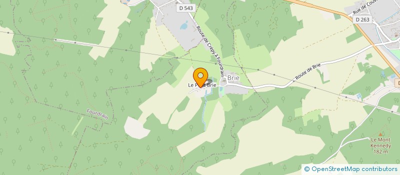 localisation de l'entreprise SCI DU CARRE D'OR  BRIE