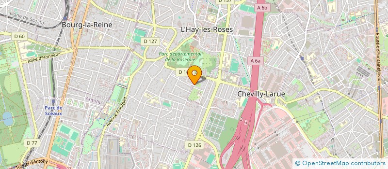 localisation de l'entreprise SCI DU CARRE DES PEINTRES  L'HAY-LES-ROSES