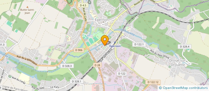 localisation de l'entreprise SCI DU CARRE RIVE GAUCHE à EPERNON