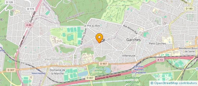 localisation de l'entreprise SCI DU CARREAU à GARCHES