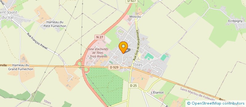 localisation de l'entreprise SCI DU CARREAU  TOTES