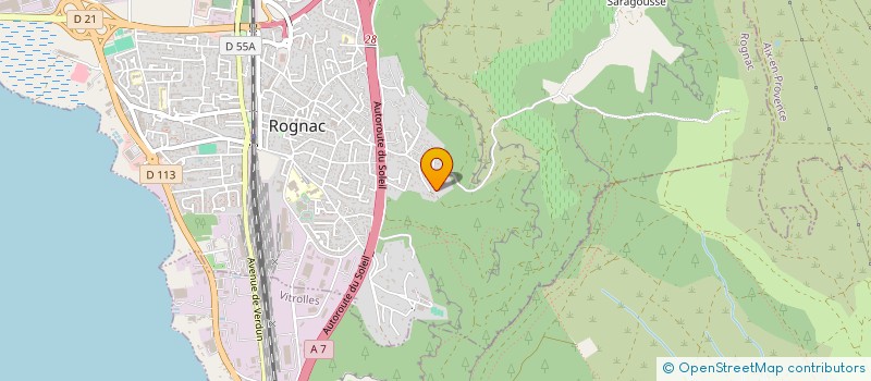 localisation de l'entreprise SCI DU CARREFOUR 113  ROGNAC