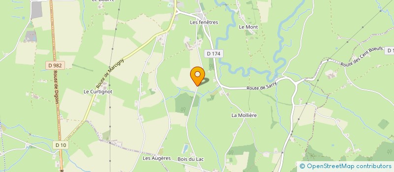 localisation de l'entreprise SCI DU CARREFOUR  CHAMBILLY