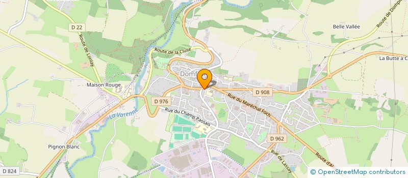 localisation de l'entreprise SCI DU CARREFOUR à DOMFRONT-EN-POIRAIE