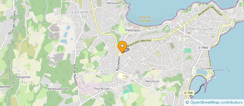 localisation de l'entreprise SCI DU CARREFOUR  PERROS-GUIREC