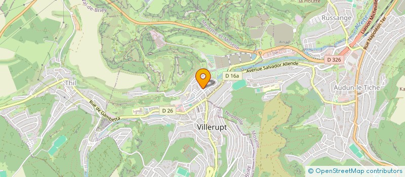 localisation de l'entreprise SCI DU CARREFOUR SCHNEIDER  VILLERUPT