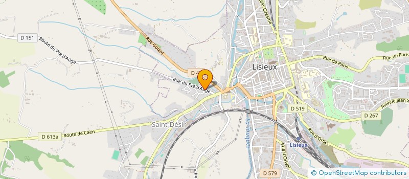 localisation de l'entreprise SCI DU CARRELET à LISIEUX
