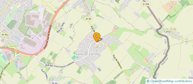 localisation de l'entreprise SCI DU CARROUSEL  SAILLY-LEZ-LANNOY