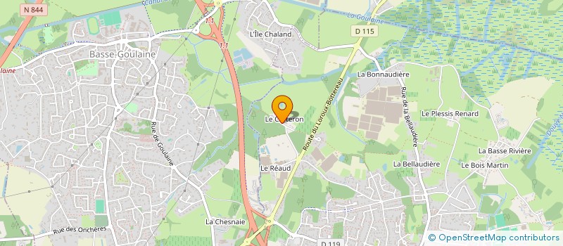 localisation de l'entreprise SCI DU CARTRON  HAUTE-GOULAINE