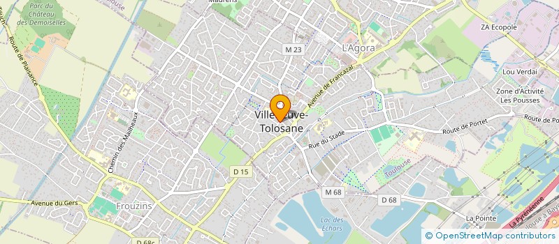 localisation de l'entreprise SCI DU-CAS  LABASTIDE-CLERMONT