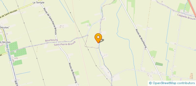 localisation de l'entreprise SCI DU CASINO 125  BOURBOURG