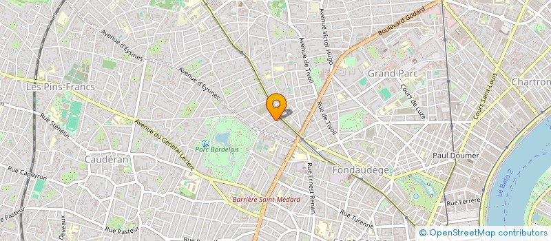 localisation de l'entreprise SCI DU CASINO  LE BOUSCAT