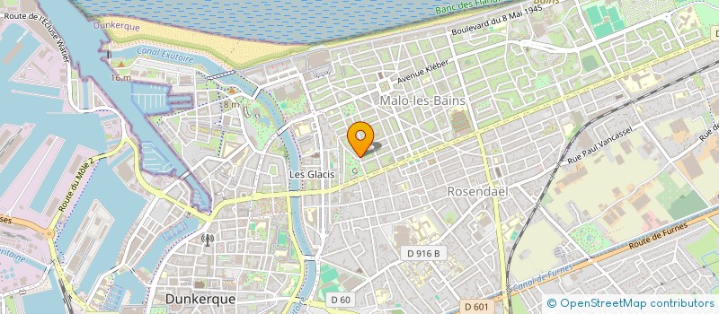 localisation de l'entreprise SCI DU CASINO à DUNKERQUE