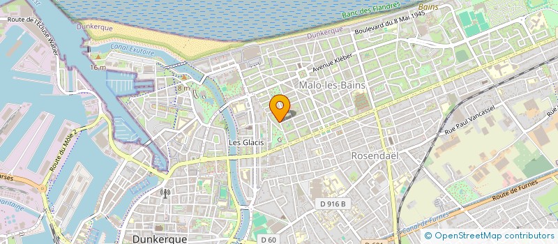 localisation de l'entreprise SCI DU CASINO à DUNKERQUE