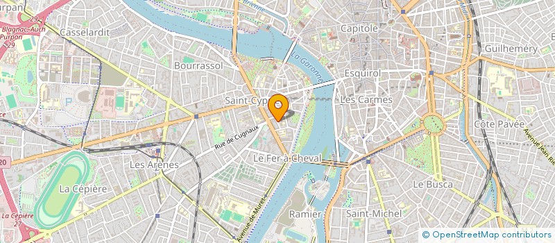 localisation de l'entreprise SCI DU CASQUE à TOULOUSE