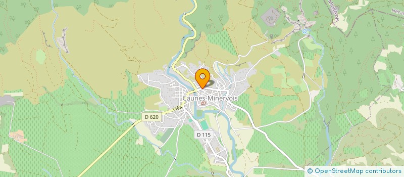 localisation de l'entreprise SCI DU CASSEROT à CAUNES-MINERVOIS