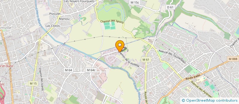 localisation de l'entreprise SCI DU CASTEL à L'UNION