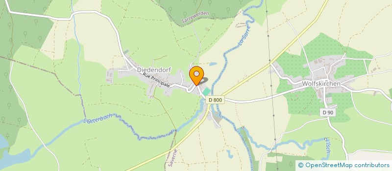 localisation de l'entreprise SCI DU CASTEL  WOLFSKIRCHEN