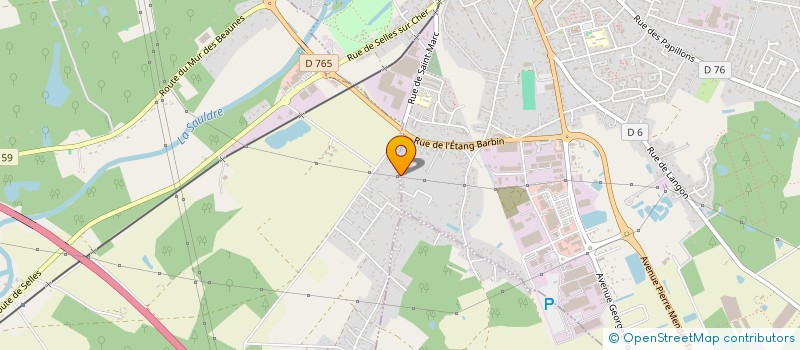 localisation de l'entreprise SCI DU CASTEL MERY  PRUNIERS-EN-SOLOGNE