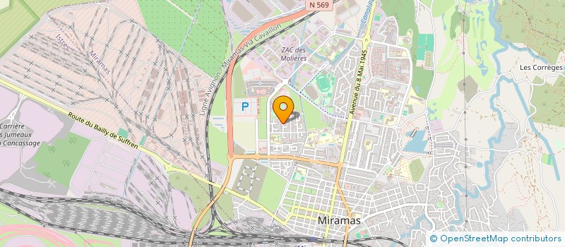 localisation de l'entreprise SCI DU CASTELLAS à MIRAMAS