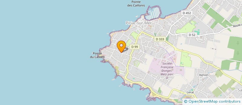 localisation de l'entreprise SCI DU CASTELLI  PIRIAC-SUR-MER