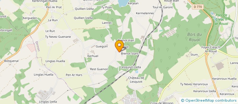 localisation de l'entreprise SCI DU CASTELLIC  DIRINON