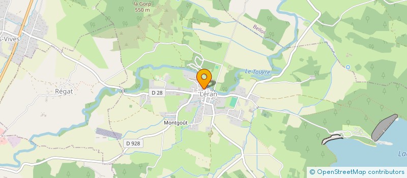 localisation de l'entreprise SCI DU CASTELOU à LERAN