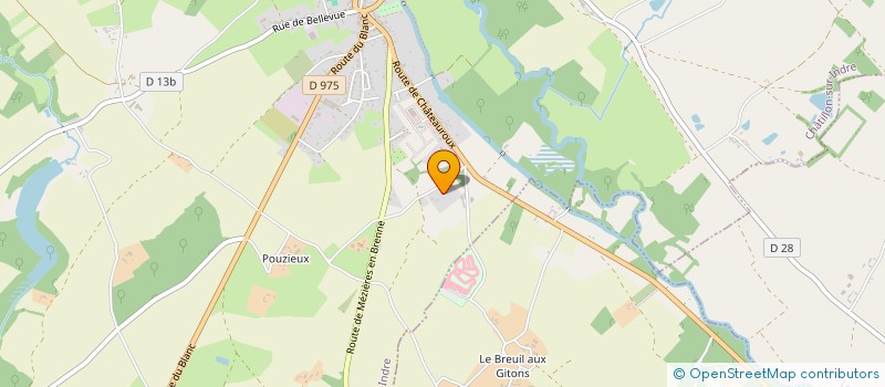 localisation de l'entreprise SCI DU CASTILLON à CHATILLON-SUR-INDRE