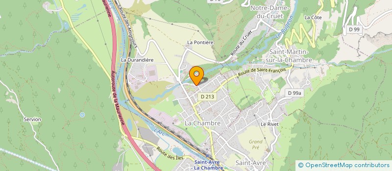 localisation de l'entreprise SCI DU CATALAN  LA CHAMBRE