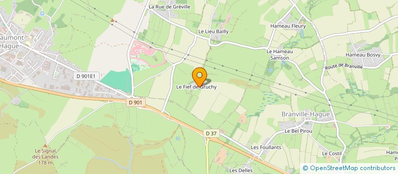 localisation de l'entreprise SCI DU CATE  LA HAGUE