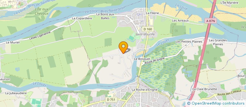 localisation de l'entreprise SCI DU CATIMYDY  LES PONTS-DE-CE