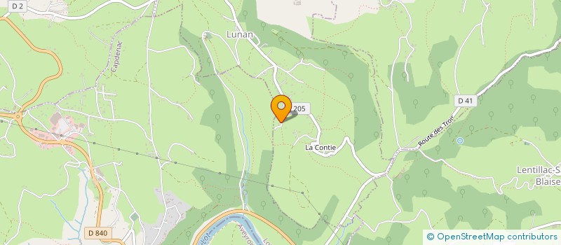 localisation de l'entreprise SCI DU CAUSSE D ARMAND  LUNAN