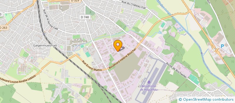 localisation de l'entreprise SCI DU CAVEAU  HAGUENAU