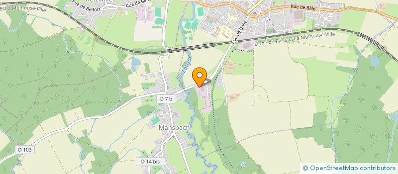 localisation de l'entreprise SCI DU CAVEAU  DANNEMARIE