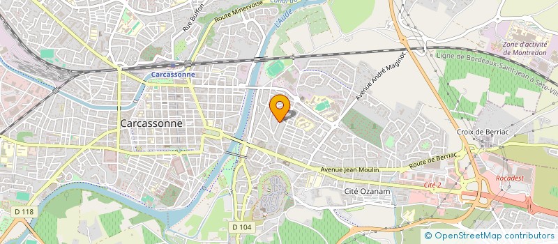 localisation de l'entreprise SCI DU CAYROU à CARCASSONNE