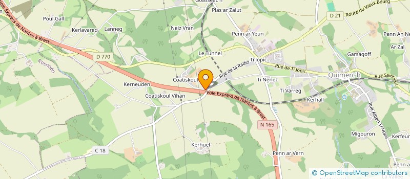 localisation de l'entreprise SCI DU CEDRE  PONT-DE-BUIS-LES-QUIMERCH