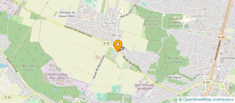 localisation de l'entreprise SCI DU CEDRE à NOZAY