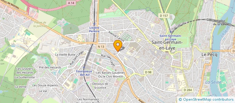 localisation de l'entreprise SCI DU CEDRE  SAINT-GERMAIN-EN-LAYE