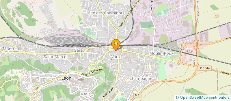 localisation de l'entreprise SCI DU CEDRE à LAON
