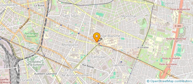 localisation de l'entreprise SCI DU CEDRE  LYON