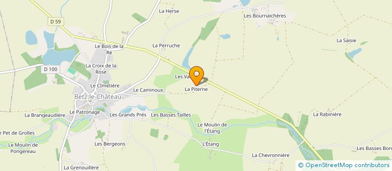 localisation de l'entreprise SCI DU CEDRE  BETZ-LE-CHATEAU