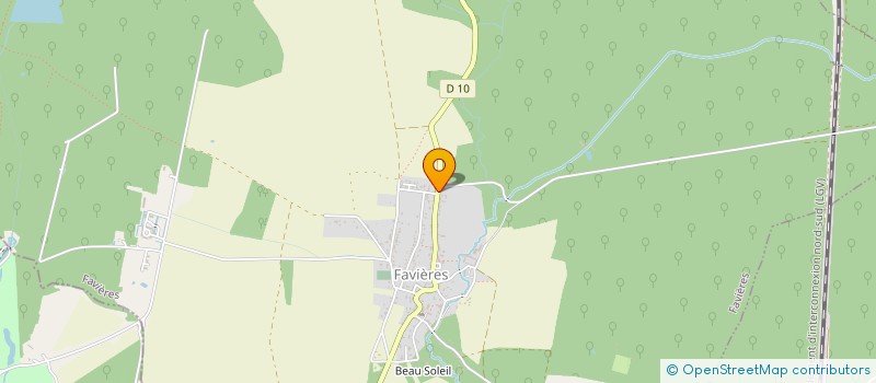 localisation de l'entreprise SCI DU CEDRE à FAVIERES